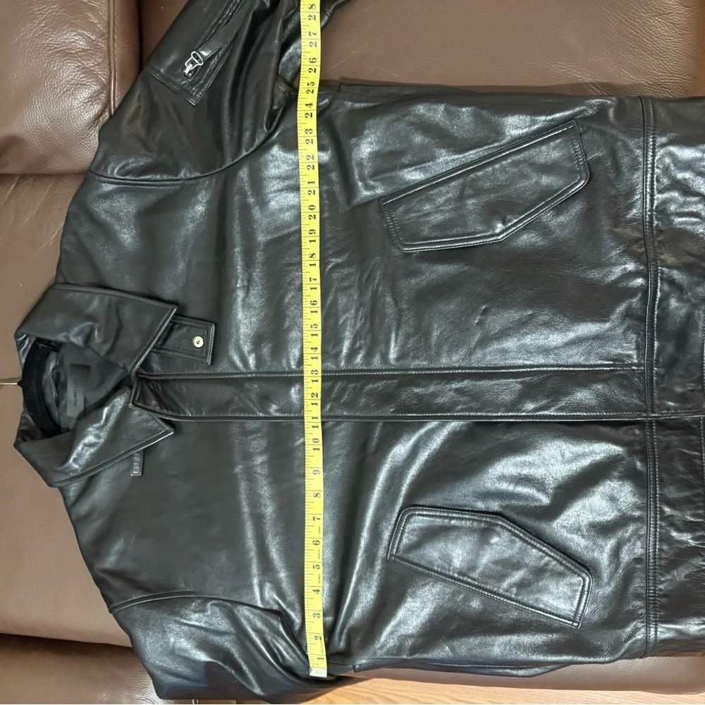Helmut Lang Black Leather Jacket - Picture 7 of 11